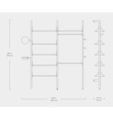 Branch Modular Shelving - 2 Units