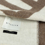 Rosin Reversible Throw - Ivory/Cacao