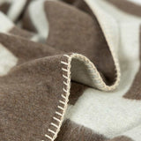 Rosin Reversible Throw - Ivory/Cacao