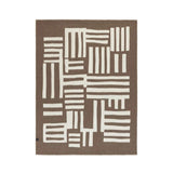 Rosin Reversible Throw - Ivory/Cacao