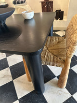 Black Ash Dining Table - Floor Model