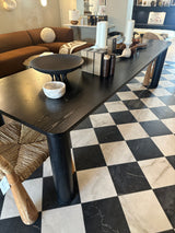 Black Ash Dining Table - Floor Model