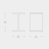 Acrylic I-Beam Table