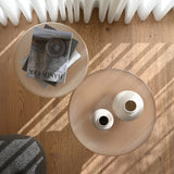 Crown Table - Low - Smoked Glass