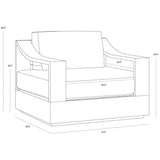 Tahiti Swivel Lounge Chair