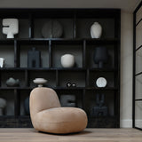 Toe Chair Flat - Leather