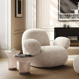 Trumpet Table - Low - Smoked Glass