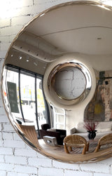 Rondo Classic Gold Mirror - Floor Model