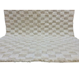 Ivory Checkered Beni Ouarain Rug