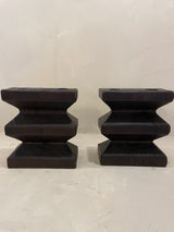 Douglas Fir Double Candlesticks - 6"