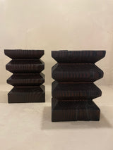 Douglas Fir Double Candlesticks - 8"