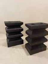 Douglas Fir Double Candlesticks - 8"