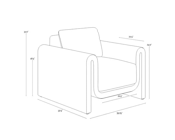 TIBI LOUNGE CHAIR