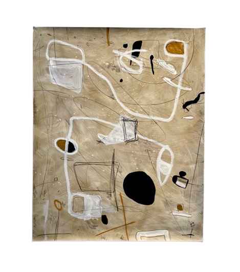 #132- Works on Paper ( Black Framed )
