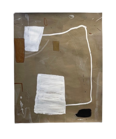 #134 - Works on Paper ( Black Framed )
