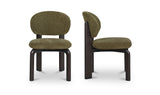 Sami Dining Chair Dark Green Set of Two ( PRE-ORDER )