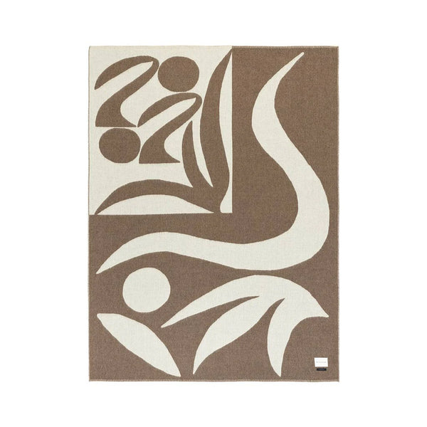 Elder Reversible Throw - Cacao/Ivory