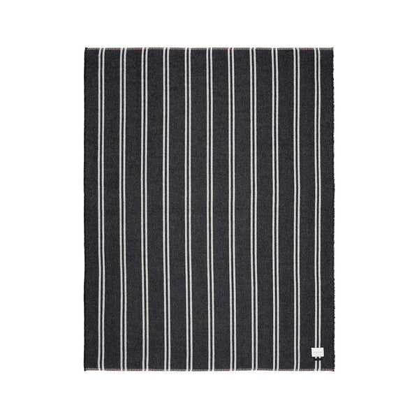 Straits Reversible Throw (Black/Ivory) - Floor Model