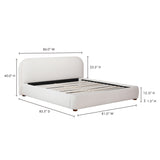 Colin Oatmeal Bed - King/Queen