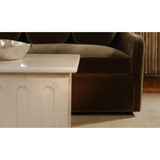 Forum Side Table Cream Marble