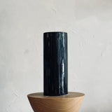 Black Cylinder Vase - Vintage Floor Model