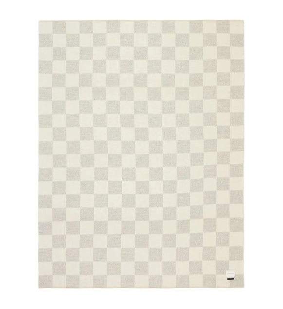 Crosby Heirloom Blanket - Heather/Ivory