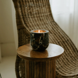 Portoro Marble Candle Vessel