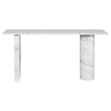 Stories Console White Marble - Floor Model
