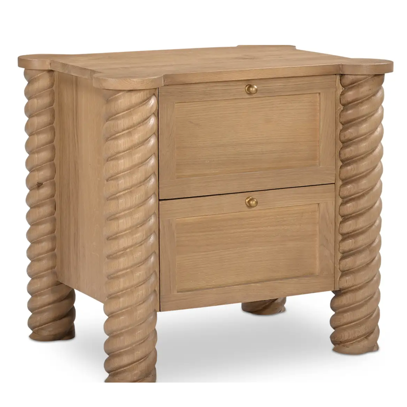 Treccia 2 Drawer Nightstand