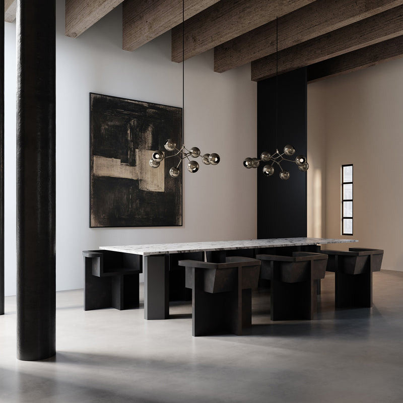 Brutus Dining Chair - Concrete