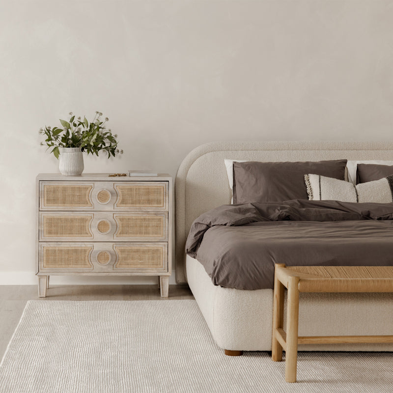 Colin Oatmeal Bed - King/Queen