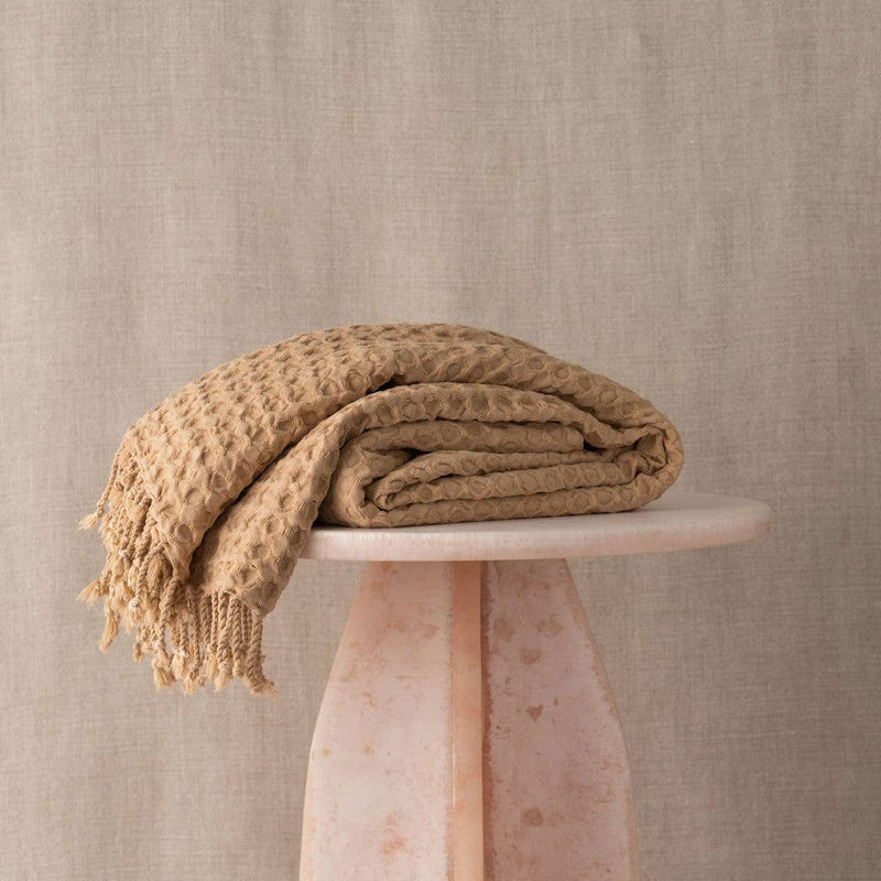 Corfu Cotton Throw | Nutmeg