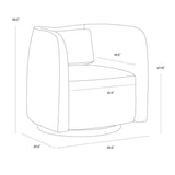 Emilie Swivel Lounge Chair