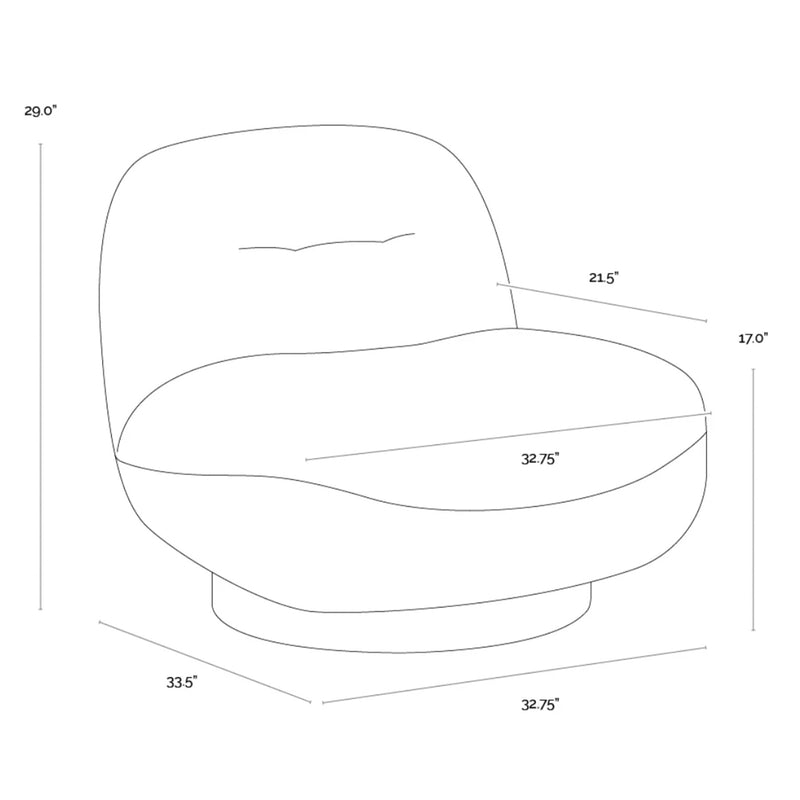 Franze Swivel Lounge Chair