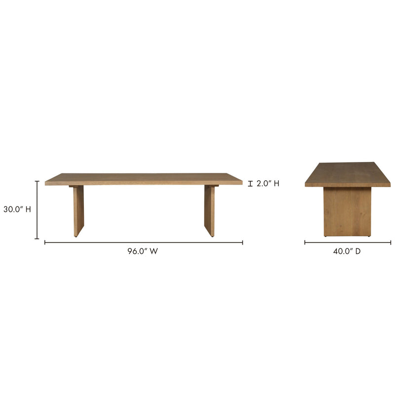 Koshi Oak Dining Table