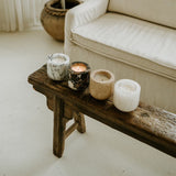 White Onyx Candle Vessel