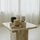 White Onyx Candle Vessel