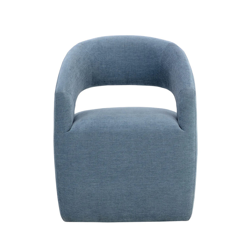 Lloret Wheeled Dining Armchair