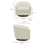 Oscy Swivel Chair - Fabrics
