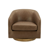 Oscy Swivel Chair - Leather