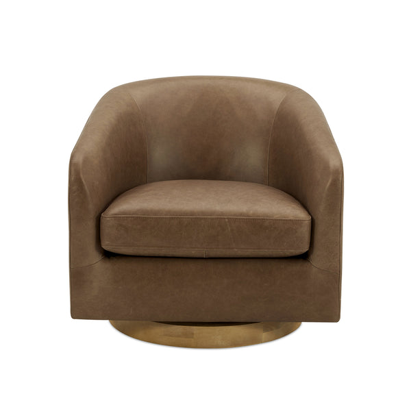 Oscy Swivel Chair - Leather