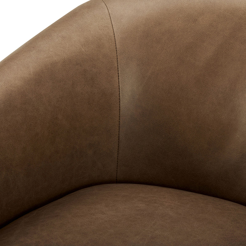 Oscy Swivel Chair - Leather