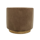 Oscy Swivel Chair - Leather
