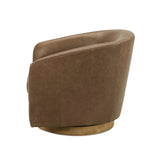 Oscy Swivel Chair - Leather