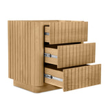 Povera 3 Drawer Nightstand