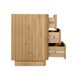 Povera 3 Drawer Nightstand