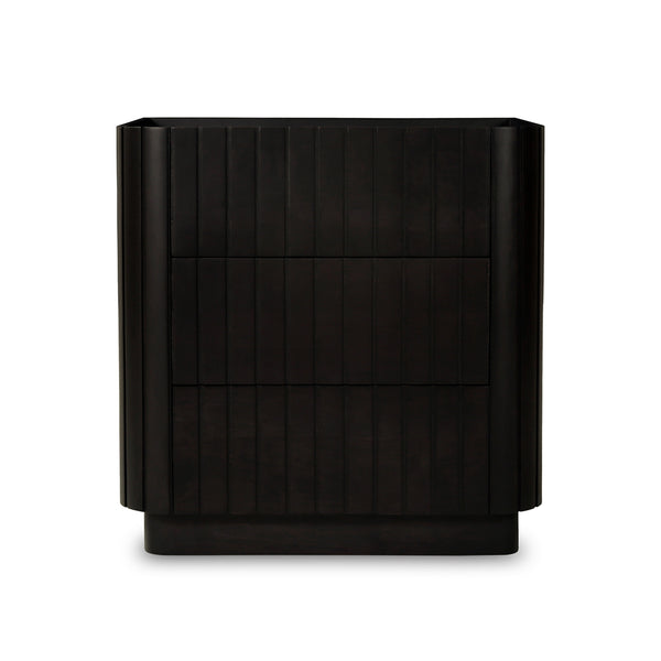 Povera 3 Drawer Nightstand