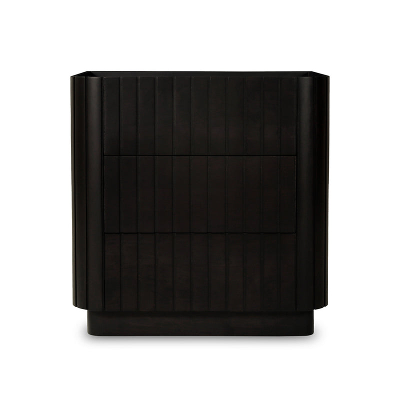 Povera 3 Drawer Nightstand