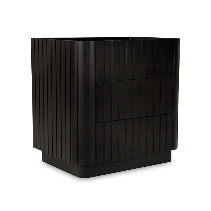 Povera 3 Drawer Nightstand