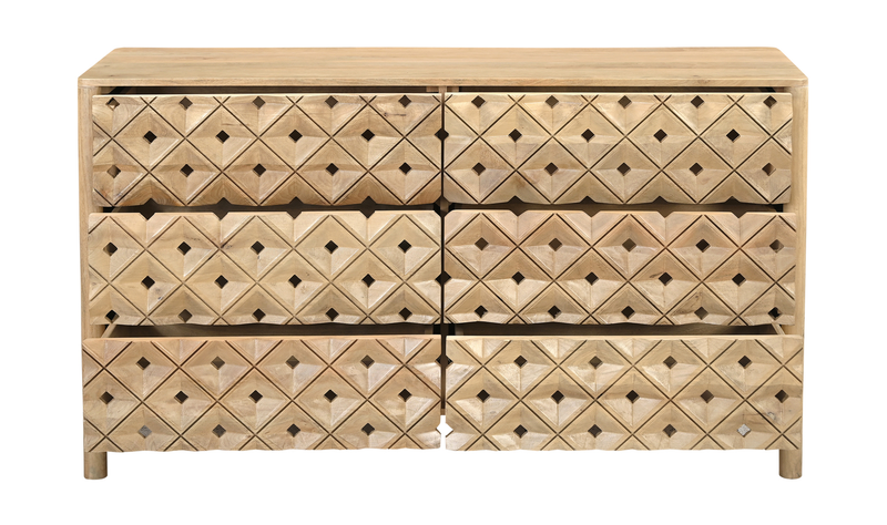 Fulton 6 Drawer Dresser